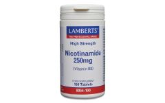 Lamberts Nicotinamide (Vitamin B3) 250mg 100 tablets