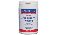 Lamberts L Arginine 1000mg