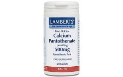Lamberts Calcium Pantothenate (B5) 500mg 60 tablets
