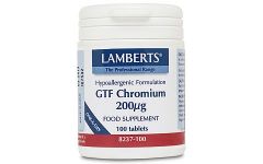 Lamberts GTF Chromium 200mcg 100 tablets