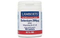 Lamberts Selenium plus A C E 200mcg 100 tablets