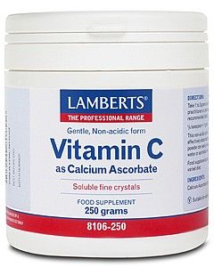 Lamberts Vitamin C Calcium Ascorbate 250gram crystals