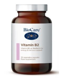 BioCare Vitamin B2 50mg 30 Capsules