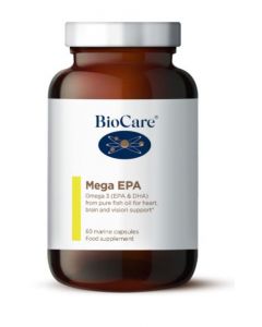BioCare Mega EPA 1000 (Fish Oil Concentrate) 60 Capsules