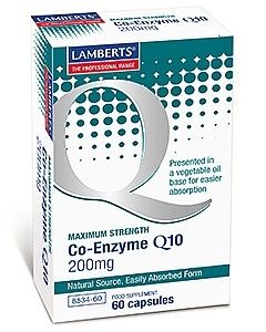 Lamberts Co-Enzyme Q10 200mg 60 capsules