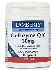 Lamberts Co Enzyme Q10 30mg 60 capsules