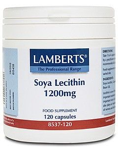 Lamberts Soya Lecithin 1200mg 120 capsules